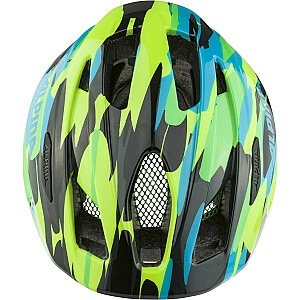Велосипедный шлем ALPINA PICO NEON-GREEN BLUE GLOSS 50-55