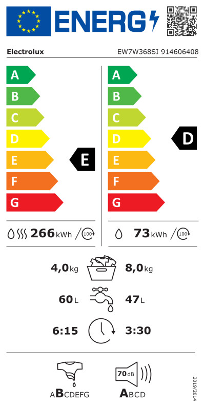 Electrolux EW7W368SI