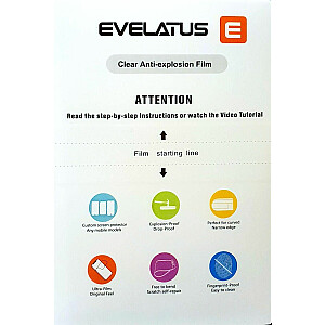 Evelatus Universal Tablet Hydrogel film for cutter Transparent