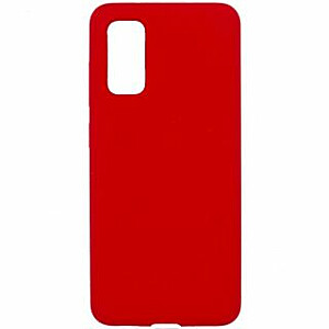 Evelatus Samsung Galaxy S20 Premium Soft Touch Silicone Case Red