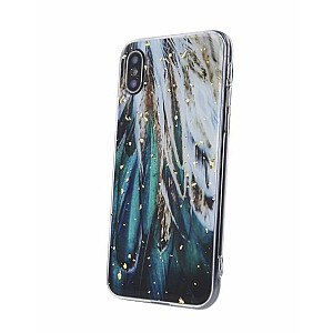 iLike Samsung Gold Glam case for Samsung Galaxy A52 4G / A52 5G / A52S 5G feathers