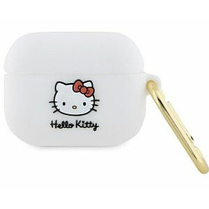 Hello Kitty Apple Airpods Pro cover Silicone 3D Kitty Head White