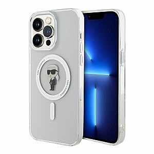 Чехол Karl Lagerfeld Apple iPhone 14 Pro из ПК/ТПУ NFT Karl Ikonik Жесткий прозрачный MagSafe