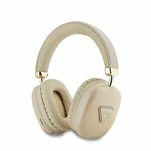 Guess Headphones BT Saffiano Metallic Triangle Logo Gold