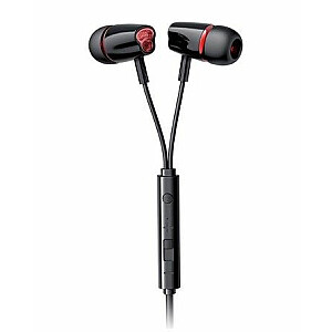 Joyroom headphones 3.5 mm mini jack with remote control and microphone Black