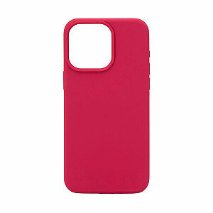 Evelatus Apple iPhone 15 Pro Max Premium Magsafe Soft Touch силиконовый чехол с новой функцией розово-красный