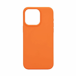 Evelatus Apple iPhone 15 Pro Max Premium Magsafe Soft Touch Silicone Case New Function Orange