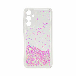 iLike Samsung Galaxy A35 Silicone Case Water Glitter Light Pink