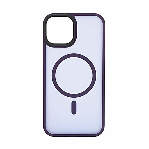 Гибридный чехол Evelatus для Apple iPhone 14 с MagSafe PC+TPU Deep Purple