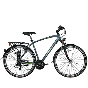 Tūrisma velosipēds Bisan 28 TRX8100 City (PR10010427) zils/balts (Rata izmērs: 28 Rāmja izmērs: M)