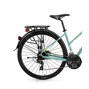 Велосипед туристический Bisan 28 TRX8300 City Lady (PR10010473) зеленый/желтый (Размер колес: 28 Размер рамы: M)