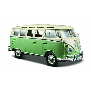 Kompozītmateriāls Volkswagen Van Samba bēšā-zaļā krāsā.