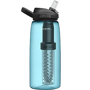 Бутылка-фильтр CamelBak eddy+ 1 л, с фильтром LifeStraw, True Blue