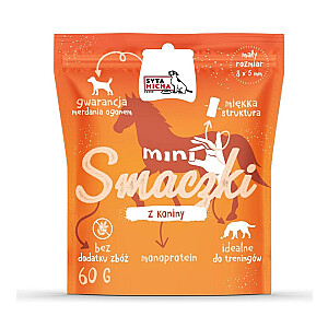 SYTA MICHA Mini zirga gaļas cienasts - cienasts suņiem - 60g