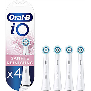 Oral-B | Cleaning Replaceable Toothbrush Heads | iO refill Gentle | Heads | For adults | Number of brush heads included 4 | White