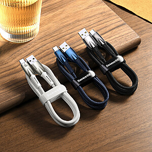 USB kabelis USB-C Baseus Glimmer sērijas USB-C, 100 W, 1 m (melns)