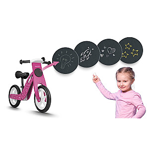 Rozā koka līdzsvara velosipēds Ricokids RC-614