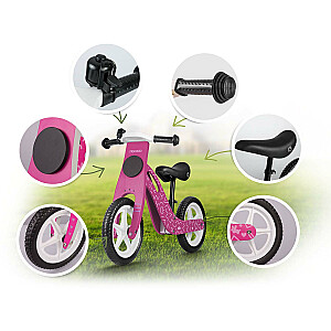 Розовый деревянный беговел Ricokids RC-614