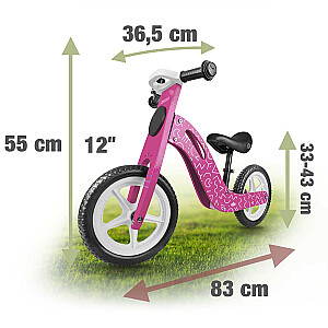 Rozā koka līdzsvara velosipēds Ricokids RC-614