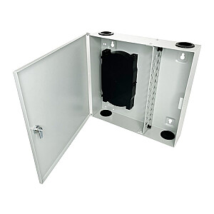 Настенный оптоволоконный распределительный шкаф (24 x SC симплекс) с замком (лоток в комплекте) ALANTEC