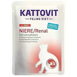 KATTOVIT Feline Diet Niere/Renal - влажный корм для кошек - 12 x 85 г