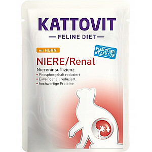 KATTOVIT Feline Diet Niere/Renal - влажный корм для кошек - 12 x 85 г