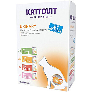 KATTOVIT Feline Diet Urinary - mitrā barība kaķiem - 12 x 85 g