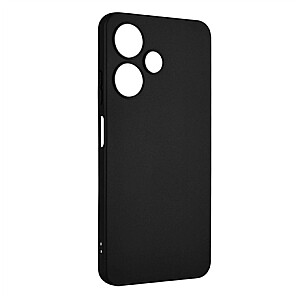 Fixed Story Back cover Infinix Hot 30i Rubber Black