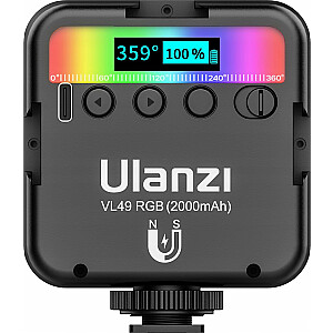 Regulējamas krāsas LED spuldze Ulanzi / Ulanzi Vl49 Rgb