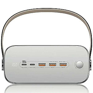 Powerbank 80000мАч 130Вт 2xUSB-C 3xUSB-A PD QC 3.0 Fast Charge + кабель USB-C/USB-C 100Вт 2м