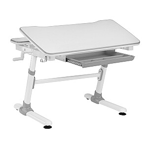 Ergonomisks bērnu rakstāmgalds Ergo Office ar regulējamu augstumu, pelēks, maks. 100 kg, ER-417 2cz