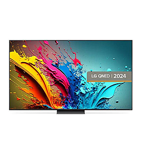 TV Set LG 75" 4K/Smart 3840x2160 Wireless LAN Bluetooth webOS 75QNED86T3A