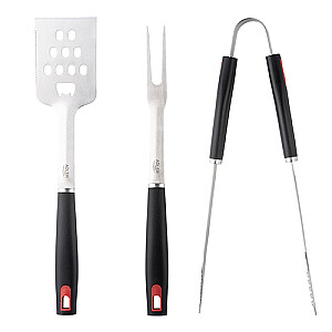 Adler AD 6727 Grill utensil set with Carrying case, Stainless Steel/Black
