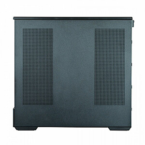 P30 MicroATX mini tornis ar 3 RGB ventilatoriem, melns
