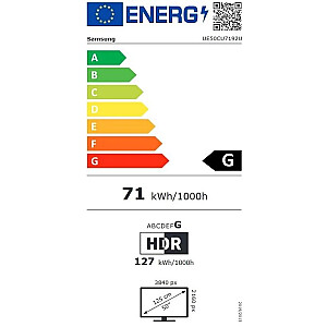 TCL C80 Series 50C805 TV 127 cm (50 collas) 4K Ultra HD Smart TV Wi-Fi melns 1300 cd/m²