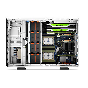 Dell Server PowerEdge R550 Silver 2x4310/No RAM/No HDD/8x3.5"Chassis/PERC H755/iDRAC9 Ent/2x700W PSU/No OS/3Y Basic NBD Warranty