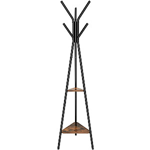 Вешалка, деревянная напольная стойка для одежды, ЛОФТ