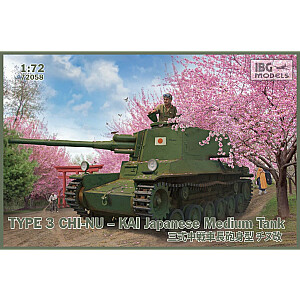 Пластиковая модель японского среднего танка Тип 3 Чи-Ну-Кай