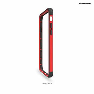 Hoco Apple iPhone 6 Coupe Series Двухцветный кронштейн-бампер Красный