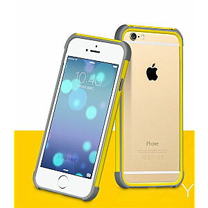 Apple Apple iPhone 6 / 6S Coupe Series Двухцветный кронштейн-бампер HI-T029 желтый