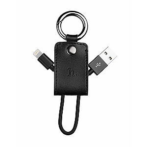 Hoco Apple iPhone Datu kabelis HQ UPL19 KEY CHAIN PORTABLE CHARGE CABLE BLACK