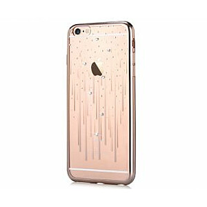 Мягкий чехол Devia Apple iPhone 7 Plus / 8 Plus Crystal Meteor цвета шампанского, золото