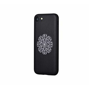Чехол Devia Apple iPhone 7/8/SE2020/SE2022 с цветочной вышивкой, черный