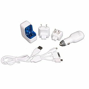 OMEGA Universal Universal Charger KIT 3in1 White