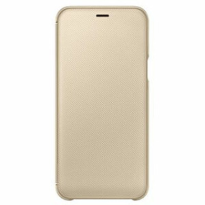 Samsung A6 Plus 2018 A605 Wallet Cover EF-WA605CFE Gold