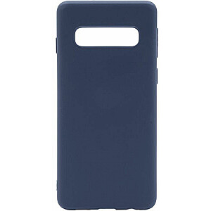 Evelatus Samsung S10 Soft Premium Soft Touch Silicone Case Midnight Blue