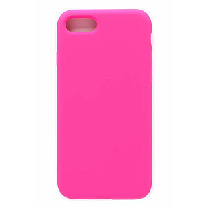 Evelatus Apple iPhone 7/8/SE2020/SE2022 Премиальный мягкий сенсорный силиконовый чехол ярко-розового цвета