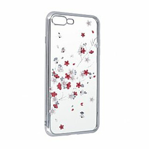 iLike Samsung Galaxy A70 Flower case Silver
