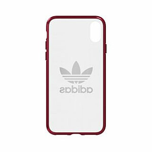 Adidas Apple iPhone X/Xs ИЛИ прозрачный чехол красный