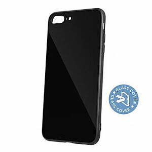 iLike Apple iPhone 7 Plus / iPhone 8 Plus Glass case Black